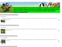 Tablet Screenshot of comosonlosanimales.blogspot.com