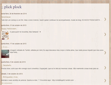 Tablet Screenshot of plick-plock.blogspot.com