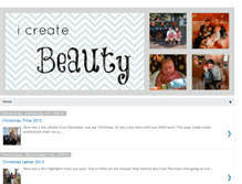 Tablet Screenshot of icreatebeauty.blogspot.com