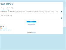 Tablet Screenshot of joshcourts.blogspot.com