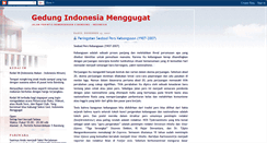 Desktop Screenshot of indonesiamenggugat.blogspot.com