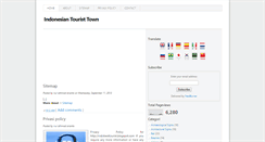 Desktop Screenshot of indobesttourist.blogspot.com