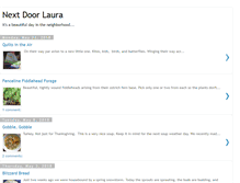 Tablet Screenshot of nextdoorlaura.blogspot.com