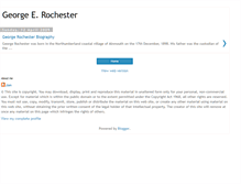 Tablet Screenshot of georgerochester.blogspot.com