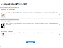 Tablet Screenshot of elpensamientodivergente.blogspot.com