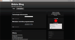 Desktop Screenshot of bidziu.blogspot.com