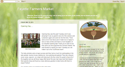 Desktop Screenshot of fayettefarmersmarket.blogspot.com