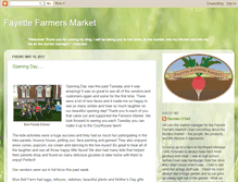 Tablet Screenshot of fayettefarmersmarket.blogspot.com