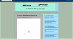 Desktop Screenshot of direcciondeeducacionsecundaria.blogspot.com