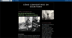Desktop Screenshot of comoconvertirseenescritor.blogspot.com