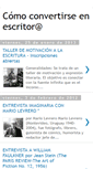 Mobile Screenshot of comoconvertirseenescritor.blogspot.com