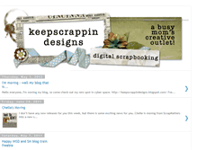 Tablet Screenshot of keepscrappin.blogspot.com