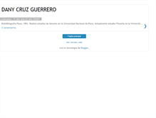 Tablet Screenshot of danycruzguerrero.blogspot.com