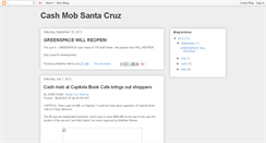 Desktop Screenshot of cashmobscruz.blogspot.com