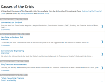 Tablet Screenshot of causesofthecrisis.blogspot.com