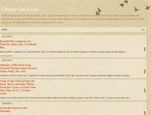 Tablet Screenshot of cheap-cat-food.blogspot.com