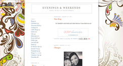 Desktop Screenshot of evenings-and-weekends.blogspot.com