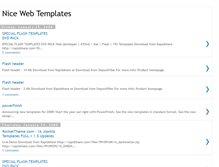 Tablet Screenshot of nicewebtemplates.blogspot.com