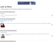 Tablet Screenshot of leftowrite.blogspot.com