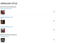 Tablet Screenshot of miroslavastyle.blogspot.com