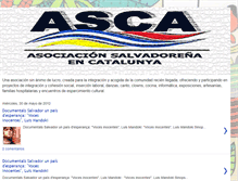 Tablet Screenshot of elsalvadorencatalunya.blogspot.com