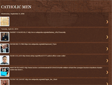 Tablet Screenshot of catholicmen777.blogspot.com