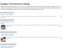 Tablet Screenshot of nudgeeinternationalcollege.blogspot.com