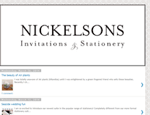 Tablet Screenshot of nickelsonsinvitations.blogspot.com