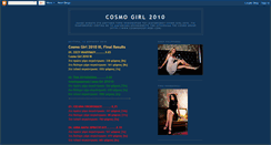 Desktop Screenshot of cosmogirl2010.blogspot.com