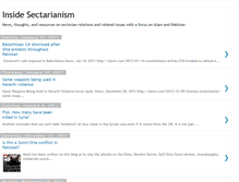 Tablet Screenshot of insidesectarianism.blogspot.com