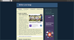 Desktop Screenshot of amillionlovesongs.blogspot.com
