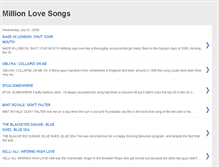 Tablet Screenshot of amillionlovesongs.blogspot.com