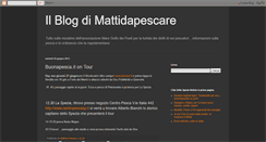 Desktop Screenshot of mattidapescare.blogspot.com