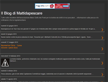 Tablet Screenshot of mattidapescare.blogspot.com