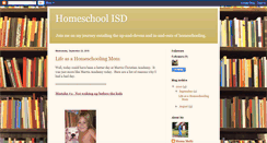 Desktop Screenshot of homeschoolisd.blogspot.com