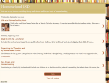 Tablet Screenshot of homeschoolisd.blogspot.com