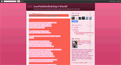 Desktop Screenshot of luvpinkhellokitty.blogspot.com