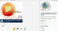 Desktop Screenshot of congressoparamiloidose.blogspot.com