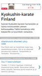 Mobile Screenshot of kyokushinkaifinland.blogspot.com