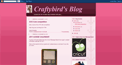 Desktop Screenshot of craftybirdsblog.blogspot.com