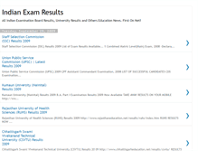 Tablet Screenshot of indian-examresults.blogspot.com