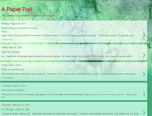 Tablet Screenshot of followapapertrail.blogspot.com