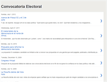 Tablet Screenshot of convocatoriaelectoral.blogspot.com