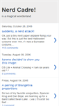 Mobile Screenshot of nerdcadre.blogspot.com