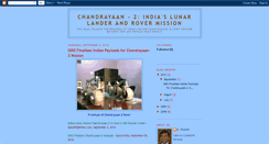 Desktop Screenshot of chandrayaan2.blogspot.com