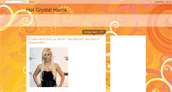 Desktop Screenshot of hotcrystalharris.blogspot.com