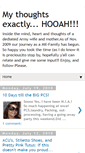 Mobile Screenshot of mythoughtsexactlyhooah.blogspot.com
