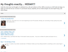 Tablet Screenshot of mythoughtsexactlyhooah.blogspot.com