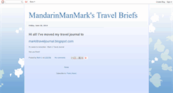 Desktop Screenshot of mandarinmanmarktravelbriefs.blogspot.com