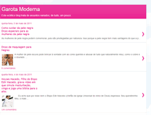 Tablet Screenshot of garotamoderna2011.blogspot.com